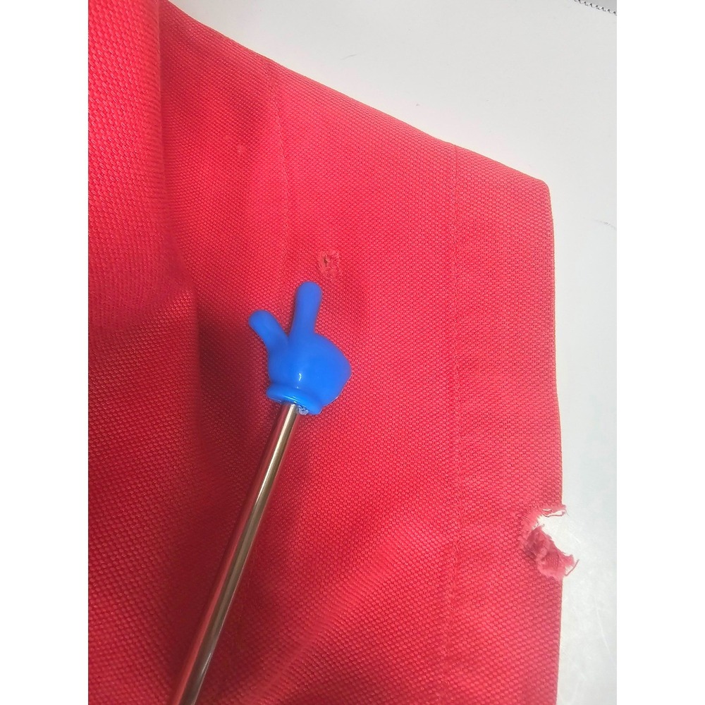 Henry Jacobson Barn Jacket SZ S Red Button Up Chore Utility CALLOUTS IN PICS - Picture 11 of 12